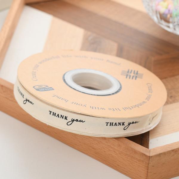 13 мм оптовый логотип хлопчатобумажная лента литературный стиль цветочная упаковка подарочная коробка декорация лента торт букет