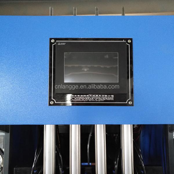 Máquina de Fabricação de Garrafas de PET de 500 ml / Semi Automática 4 Cavidades / Blower de garrafas de plástico pequeno