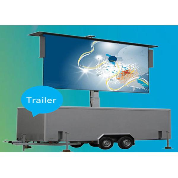 Trailer Vehicle LED Display , Led Mobile Billboard Low Consumption Power