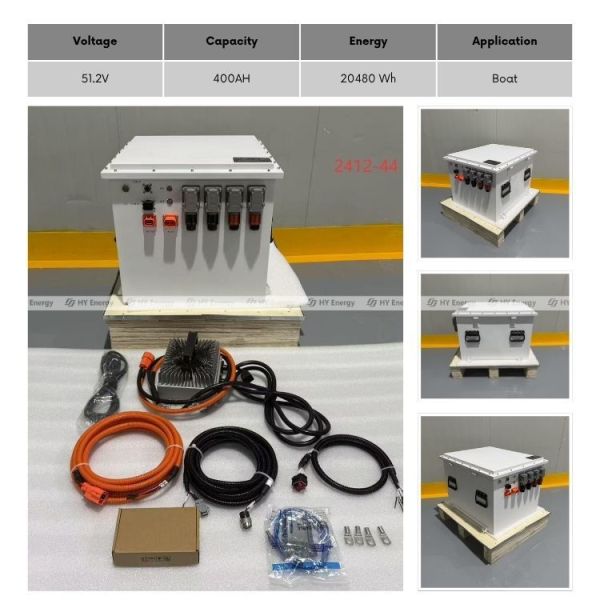 Water-proof Marine Lithium Battery 48v 51.2v 400ah Electric Boat Motor with Battery