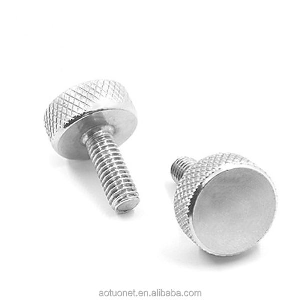 M3 M4 Stainless Stee Knurled Thumb Screw Passivated Finish Highly Demanded
