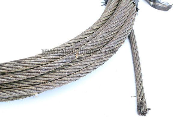 API 9A Steel Wire Rope Abrasion Resistance For Rotary Drilling Operations