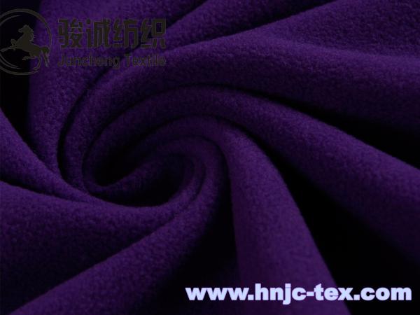 100% Polyester weft knitting polar fleece for woman apparel and pajamas
