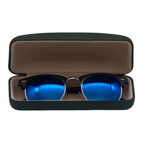 Faux Crocodile Metal Glasses Case Heat Transfer Printing Custom Packaging For Sunglasses