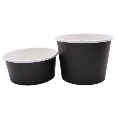 Black Disposable Soup Containers With Lids Durable 120ml-1800ml