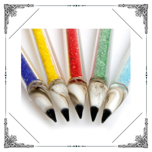 6.5 Inches Colorful Pen Tool For Smoking Water Pipes Accessories Oil Rig Dab