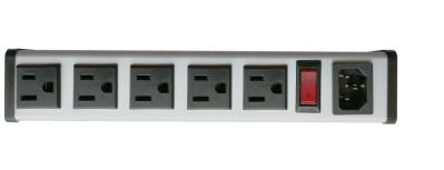 A série 5 14 de SFC-IEC-A1B o metal 15Amp Hardwired a tira do poder com 5Outlets