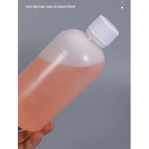 Tipo de sellado Botella de reactivo Hdpe de plástico para análisis de laboratorio