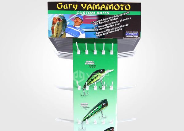 Retail Corrugated CardboardHook Display Rack Cardboard  Enviromental Friendly