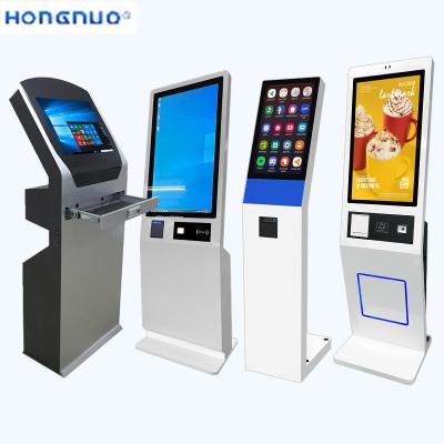 Terminal de paiement en libre-service personnalisable avec le balayeur de carte à bande magnétique en option et la solution Android RK3568