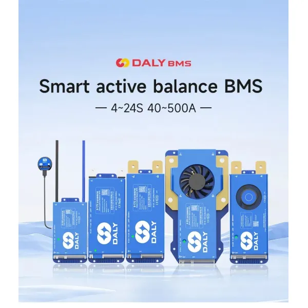 Daly Smart 8s BMS with Bluetooth for Active Balancing