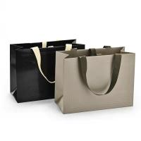 Superfície de verniçagem Bolsas de papel impressas personalizadas Jóias Presente de luxo
