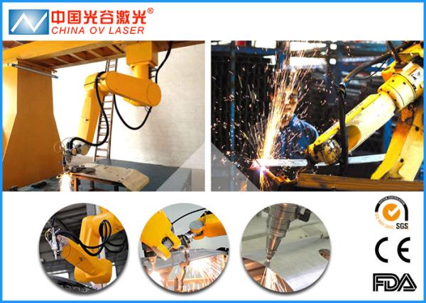 Galvanized Steel Fiber Laser Cutting Machine with 6 Axis Robot Arm