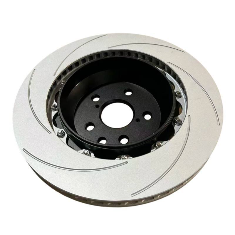 Front Drilled And Slotted Floating Brake Discs Upgrade For Benz W205 C63/S Amg Nissan Gt-R35 Excellent Performance Floating Brake Rotor Floating Disc For Audi Q7 VW Toureg Porsche Cayenne