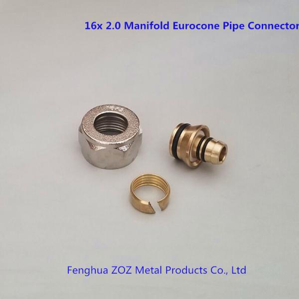 Manifold Eurocone 16 x 2mm PEX Connector , PEX Compression Connector, Manifold Adapter
