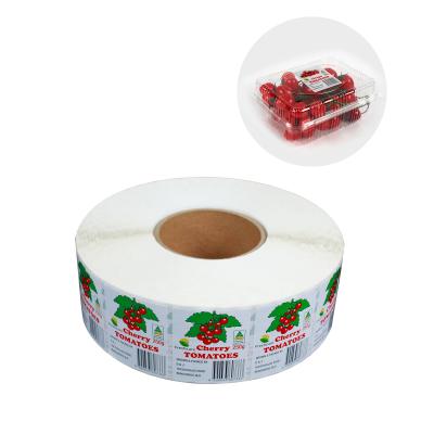 As etiquetas feitas sob encomenda da folha de ouro frutificam etiqueta impressa feita sob encomenda de empacotamento Rolls