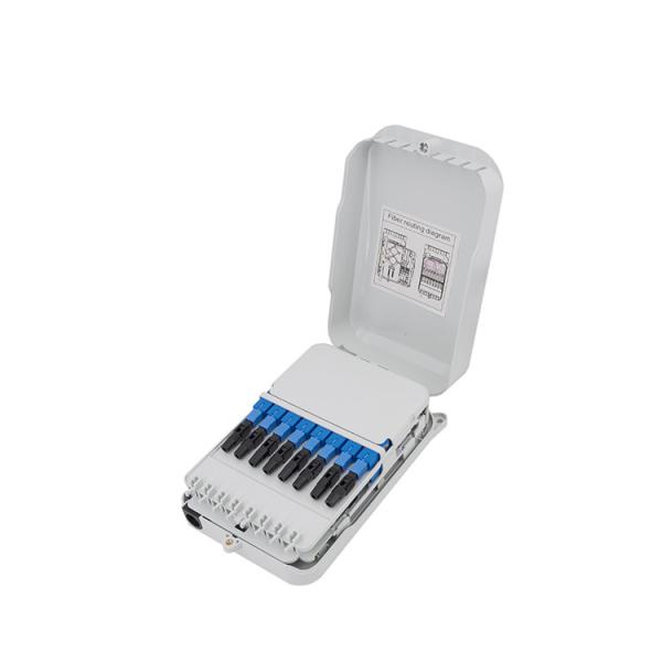 10mm IP65 Fiber Access Terminal Box Wall Mount 20Nm Black