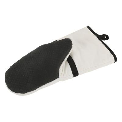 O costume cor-de-rosa engraçado de Oven Mitts Sets Cooking Gloves do dobro do Oem do algodão imprimiu