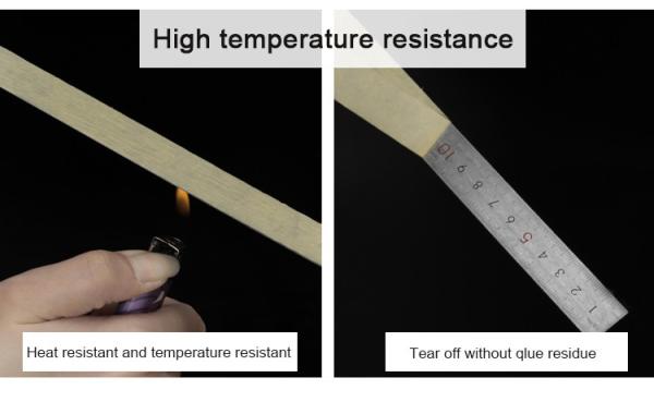 High Temperature UV Resistance Resistance Painters Masking Adhesive Edge Rubber Easy Tear Car Painting Tape