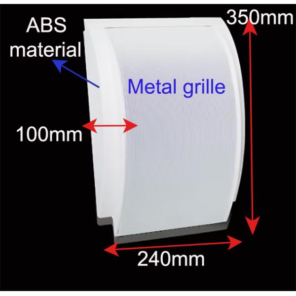 6 Inch 10W/5W Indoor Wall Loudspeaker ABS Enclosure Metal Grille
