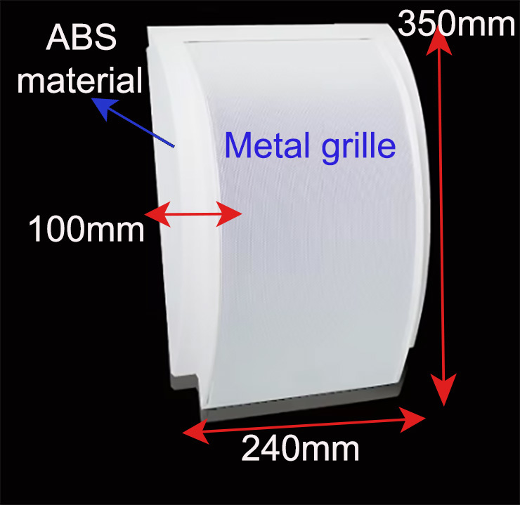 6 Inch 10W 5W Indoor Wall Loudspeaker ABS Wall Mount Speaker