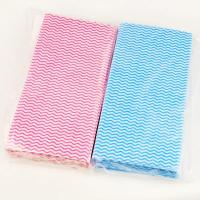 Lingettes de cuisine non tissées spunlace jetables multicolores en polyester et viscose