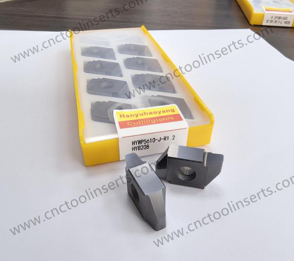 High Hardness Non-Standard Whirling Milling Blade HYWP5610-J-R1.2 with Cemented Carbide Material