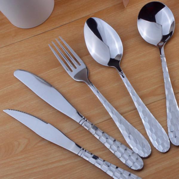 high quantity Stainless steel hotel cutlery/flatware set/tableware/Water Cube