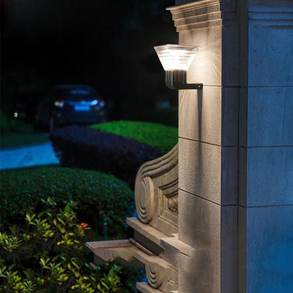 Applique murale solaire étanche moderne d'extérieur, hôtel, jardin, LED, IP65, lampe murale solaire