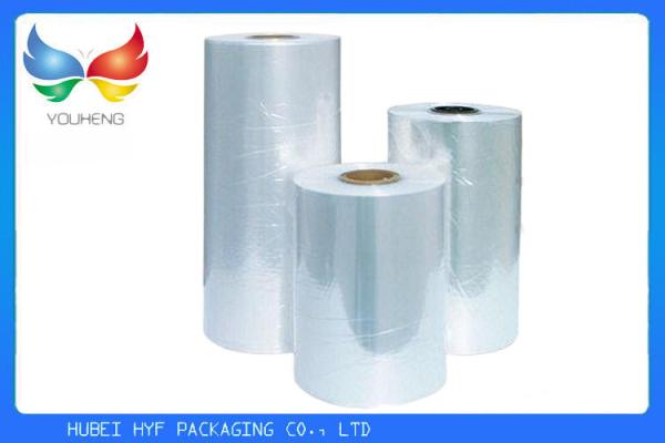 Rolos de filme retrátil de pvc macio transparente de 35 microfones, filme retrátil termorretrátil com moldagem por sopro