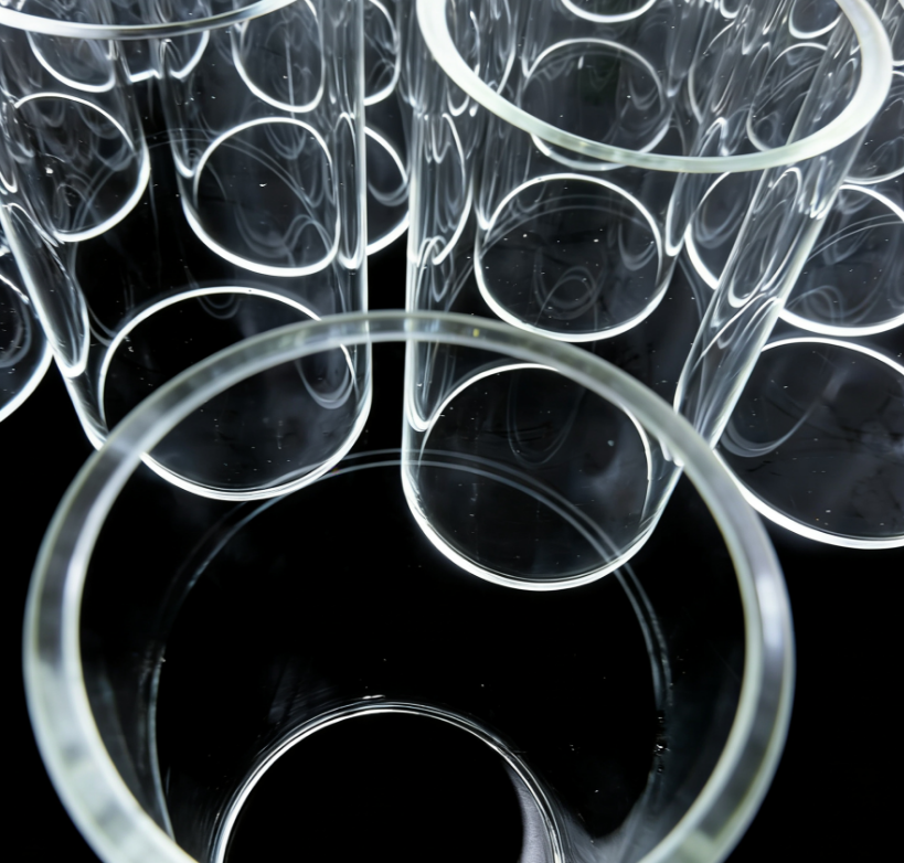 Full Specification Customized Quartz Tube High Purity Transparent Polished Glass Tubing