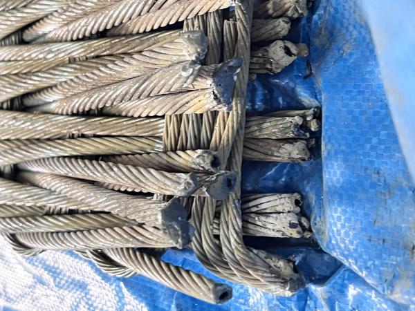 Flexão 8x4x9 FC 9 155x26mm 940-1010 kg/100m 1420 kN Cabo de arame plano de aço inoxidável