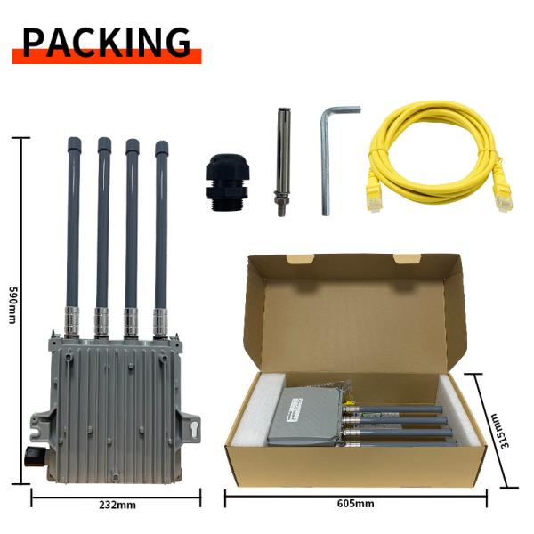 Wireless Access Point LTE Outdoor CPE 1800Mbps 4G 5G WiFi 6 Outdoor Router