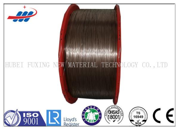 0.78mm Copper Plated Steel Wire Smooth Surface For Vehicles , CE ISO Listed