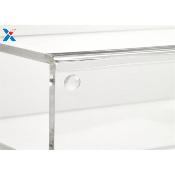 Office Clear Acrylic Magazine Holder , Acrylic Brochure Holders Eco - Friendly