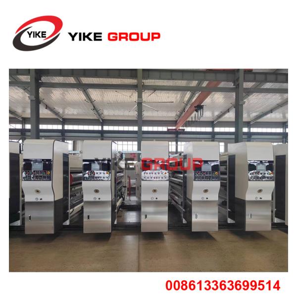 YK-1224 Fully Computer Flexo Printer Slotter Die Cutter Carton Box Making Machine From YIKE GROUP