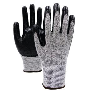 Gants à revêtement en nitrile résistant à l'usure pour les travailleurs de l