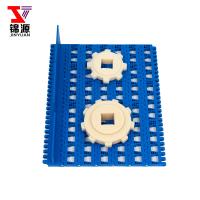 Cinturão transportador de PVC PU de malha Cinturão transportador modular plano resistente ao frio