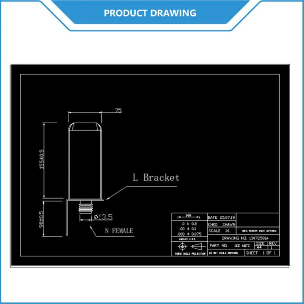 Заплата 5dBi дирекционной 3G 4G 5G NR антенны Omni на открытом воздухе водоустойчивая широкополосная