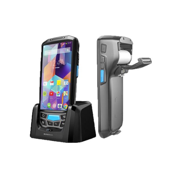 Waterproof IP65 Handheld Terminal With Printer , Android PDA Device BH98