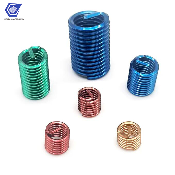 Dry Film Lubrication Tanged Wire Thread Insert Helicoil Screw Fasteners