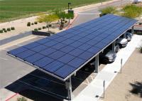 Station de charge solaire pour le véhicule électrique avec le véhicule - à - technologie de grille