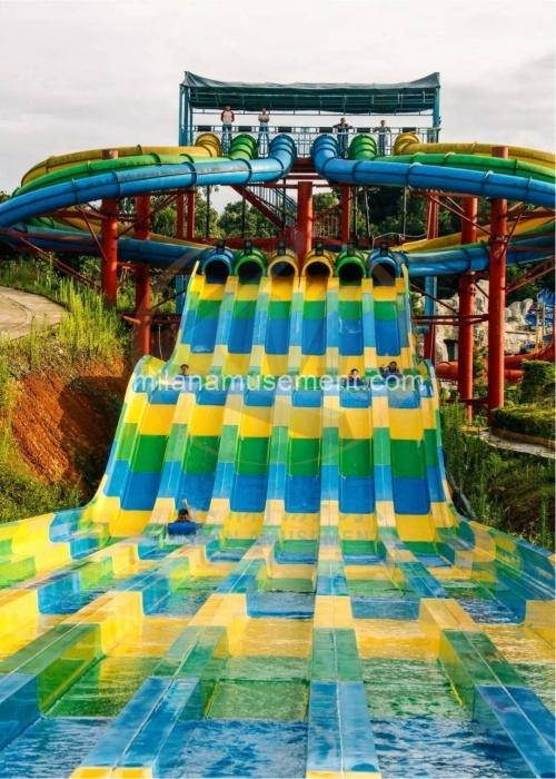 Water Rainbow Slide Thrilling Slide For Adults And Teenagers