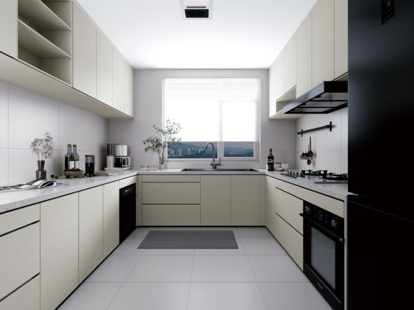Professional One-Stop Multiple Design Modern Dark Colors Modular Kitchen Furniture Stainless Steel Kitchen Cabinet Sets