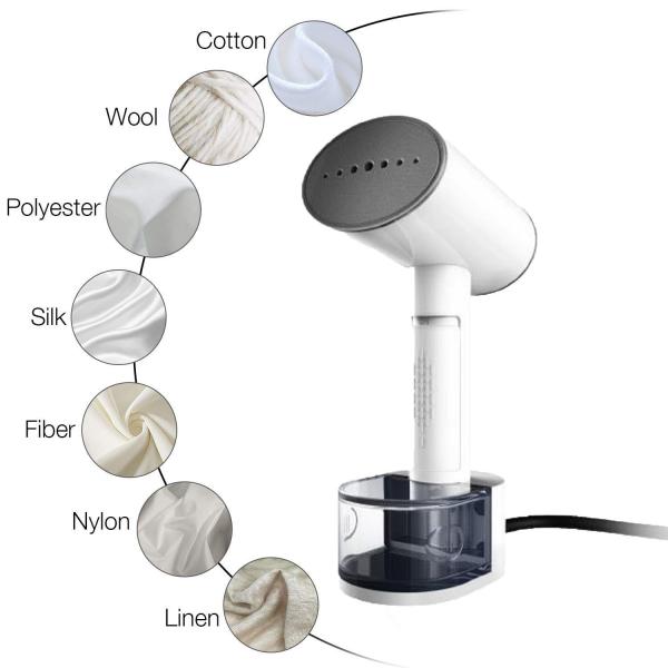 Travel-Friendly 2000W Electric Garment Steamer 250ml Water Tank Hair Brush Included