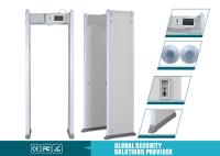 O multi alarme soa o nível do detector de metais 255 do quadro de porta com tela táctil do LCD