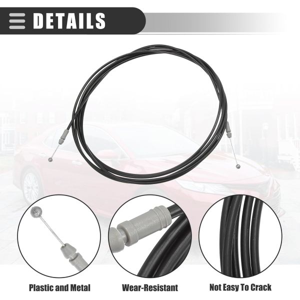 bulk Rear Trunk Release Cable Luggage Control Brake Wire Cable With Pvc Coating