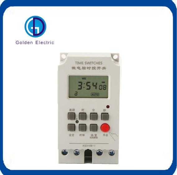 Controlos eletrónicos do interruptor de tempo Kg316s-II certificados CE para gestão precisa do tempo