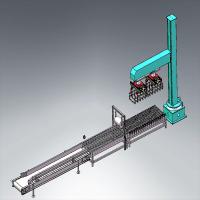 Palletizadores robóticos de harina de soja Toner Automático