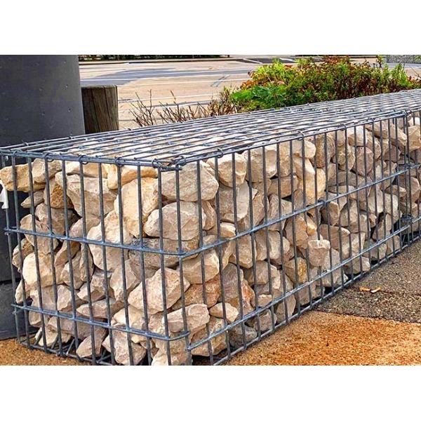 Гальванизированная оборона Gabion корзин Gabion сваренной сетки Galfan сварила ячеистую сеть